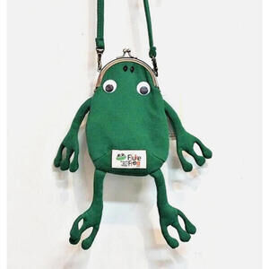 Gymmaster Fluke Frog Clutch Type Shoulder Bag Mini Size Green Kids Women NEW